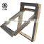 Aluminum electric skylight top hung opening angle 90 degrees roof skylight