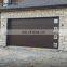 Modern  Flush Steel Sectional Garage Door With Square Window For Homes