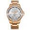 2019 Luxury fashion branded hand manufacturer all stainless steel band luxury diamond water resistant price unisex watch