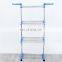 Foldable stainless steel coats towels shirts garment clothes rack drying travel laundry room drying rack