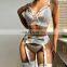 High Quality Plus Size Satin Lingerie Sets