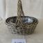 High Quality Handmade Grey Wicker Baskets Willow Flowerpot price