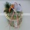 Artificial Winter pine straw wreath/spring wreath made in China