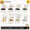 new material iron feet outdoor furniture stacking butterfly chair