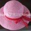 Custom Wholesale cheap handmade fashion multi-colors floppy wide brim paper straw hats