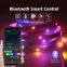 Factory direct sale 5V smart Led Strip Light Bluetooth app control Flexible 5050 Led Rgb Neon 5m Light Strip