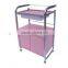 Beiqi Newest Mobile Rolling Salon Trolley Cart for Beauty Hair Salon Shop in Guangzhou