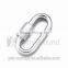 7350 With Nut Galvanized Oval Snap Hook