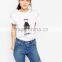 2015 New Arrival Girl's T-Shirt With I'm Soy Happy Print