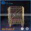 Warehouse storage steel champagne wire cage
