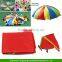 6.5ft/10ft Kids Play Rainbow Parachute 8 Handles Outdoor Game Exercise Sport Toy