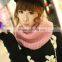 Hot Selling Fashion Women Plain Circle Loop Wool Knitted Scarf