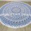 Custom Printed Mandala Round Beach Towel