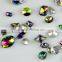 Colored fancy crystal stones, fancy glass stones for jewelry making and garments