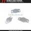 Jinyu high quality rectangle shoelace charm/metal charms