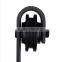 6.6 FT Black Antique Style Steel Sliding Barn Rustic Wood Door Closet Hardware