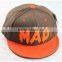 BSH030D Autumn winter felt fake wool custom baseball cap new design sport snapback hat