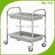 BN-T22 mobile catering equipment 2 tiers assembled food sevice trolley