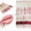 M.N Menow 12pcs/set Waterproof Professional Lip Liner Pencil Long Lasting 12 Colors 15CM Lipliner pen makeup