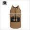 Bucket type large drawstring backpack canvas waterproof drawstring backpack bags