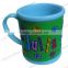 custom promotional drink mug eco-friendly soft pvc