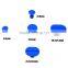 10 Hail PAINTLESS dent REPAIR tools NYLON rescue GLUE puller Tabs Dime size