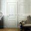 2015 New Design White MDF Wooden Security Swing Door with Glass