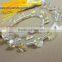 Citrine Faceted 6*6 mm 39 Cts Trillion Side Drilled 6 Inches Strand Length Natural Loose Gemstones