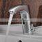 Deck Mounted Chrome Finish Brass Basin Faucet Automatic Sensor Faucet