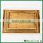 Cheap bamboo serving tray with legs