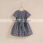 baby clothes baby plaid dress with belt child summer frocks girl dresses
