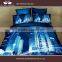 100% cotton reactive printed luxury3D bedding set