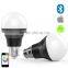 Android IOS controlled bluetooth LED bulb colorful bulb for Chrismas