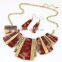 Latest Wholesale Fashion Metal Jewelry Luxurious Necklace And Earrings Set for Ladies