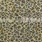 black coffee Leopard pattern mesh shiny mesh Spandex nylon clothes