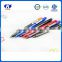 2016 factory wholesale color triangle ballpen for school