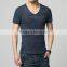 Cheap Plain blank V Neck T Shirts Mens