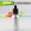 30ml aluminium electroplate childproof e liquid e cig glass dropper bottle