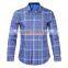 OEM best shirt manufacturers 100% cotton plaids designer check shirts for men