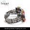 fashion jewelry hot selling Wholesale promotional product alloy cuff bracelet with gemstone bracelet