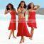 Women's Bustier Strapless Dress Beach wear