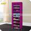 10tiers portable fabric cover shoe rack closet organizer