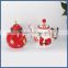 Beautiful design ceramic tea pot coffee pot for Christmas
