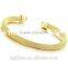 stainless steel wire cuff stretch mesh bangle bracelets