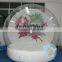 Customize Clear Inflatable Human Snow Ball Snow Globes Snowing Globes for Promotion
