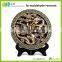 Wholesale quality golden dragon carved and painted home decor living room