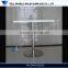 Artificial stone top modern high glossy restaurant 2 seater dining table
