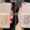 TPU ring holder cover case with electroplate ring holder for iphone transparent tpu case with ring holder on the back