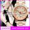 Funky Watches Metal Band Women Rose Gold Japan Miyota Watch
