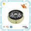 V-MPB03 Wholesale round 3 compartments decorative metal pill box
